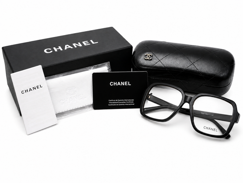 C.H.A.N.E.L.Lentes Clear Estilo Luxury Oversized | Diseño Italiano |
