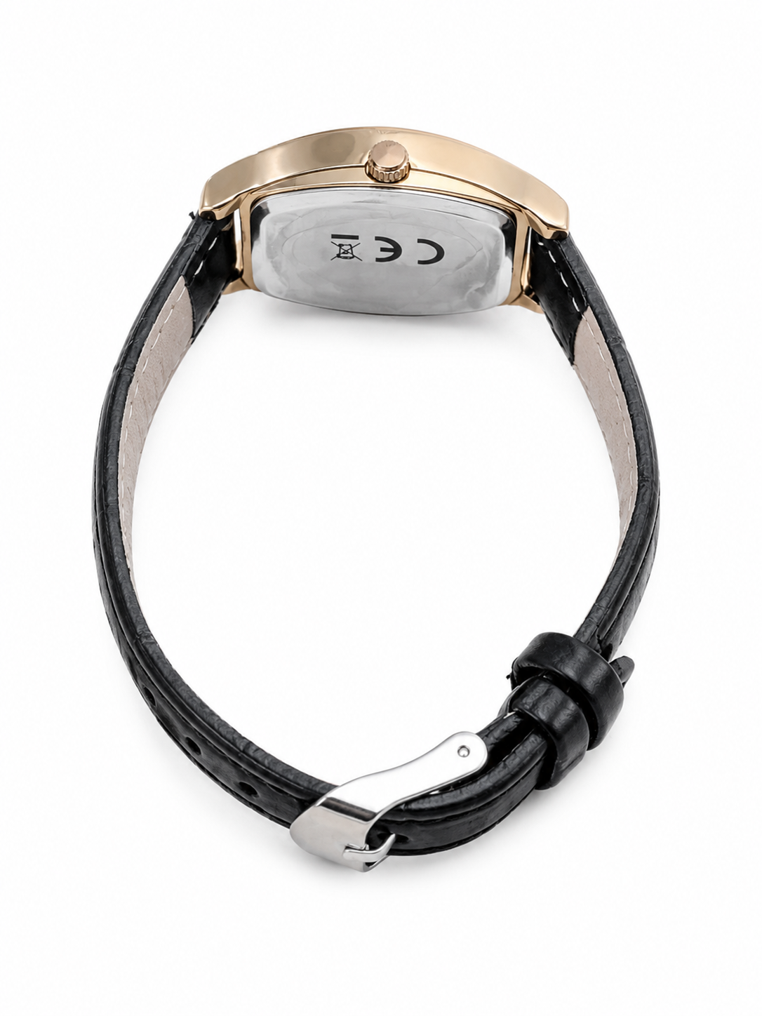 Reloj Vintage Elegante para Mujer – Correa de Cuero PU en Negro o Marrón
