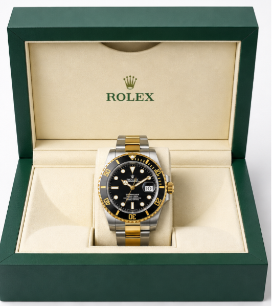 R.O.L.E.X. Luxury Stainless Steel Watch Gold & Silver – Premium Box Set