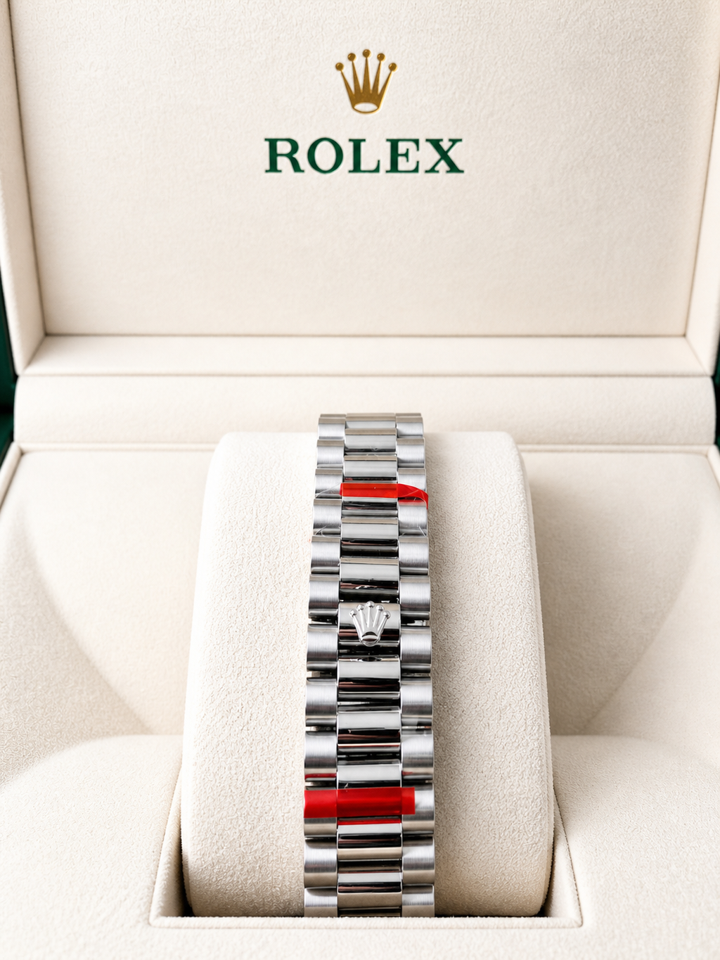 R.O.L.E.X. Luxury Stainless Steel Watch – Day-Date Style | Full Set Box & Papers | Premium Finish