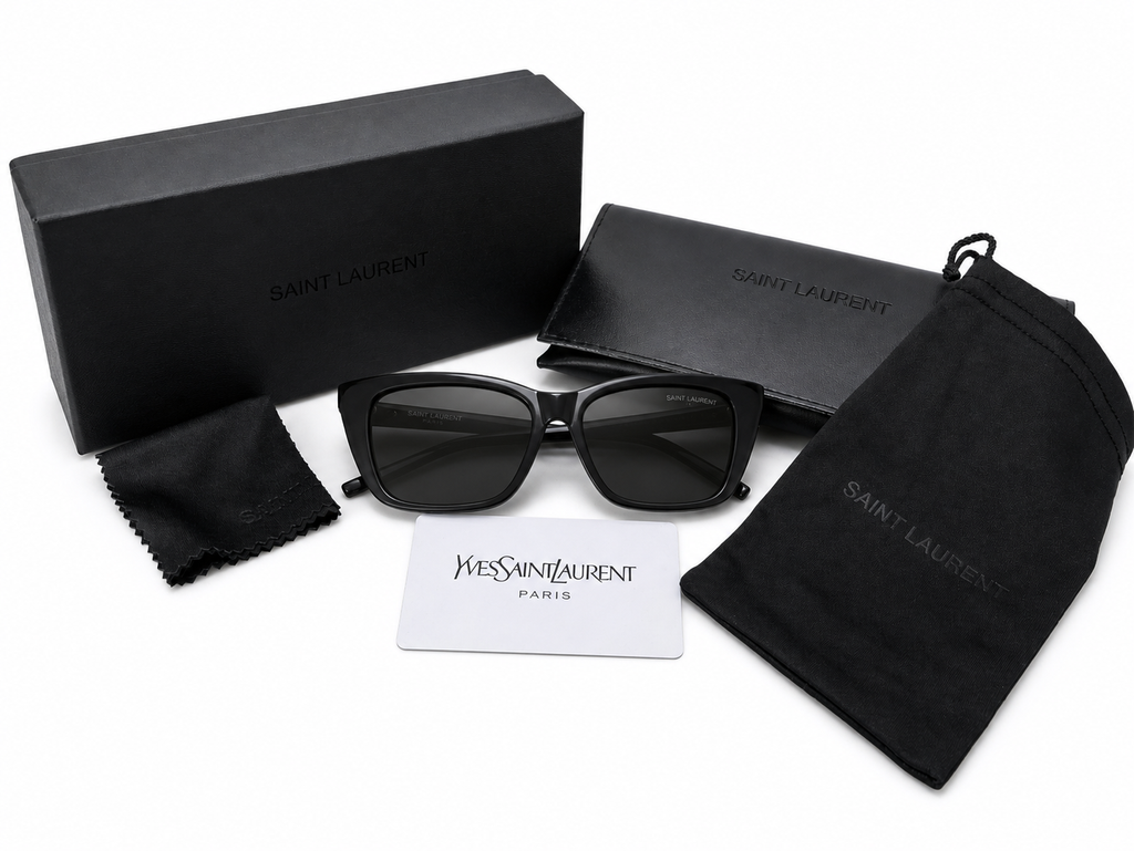 SAINT L.A.U.R.E.N.T Gafas Estilo Premium Unisex | Diseño Clásico Elegante | Incluye Estuche Protector