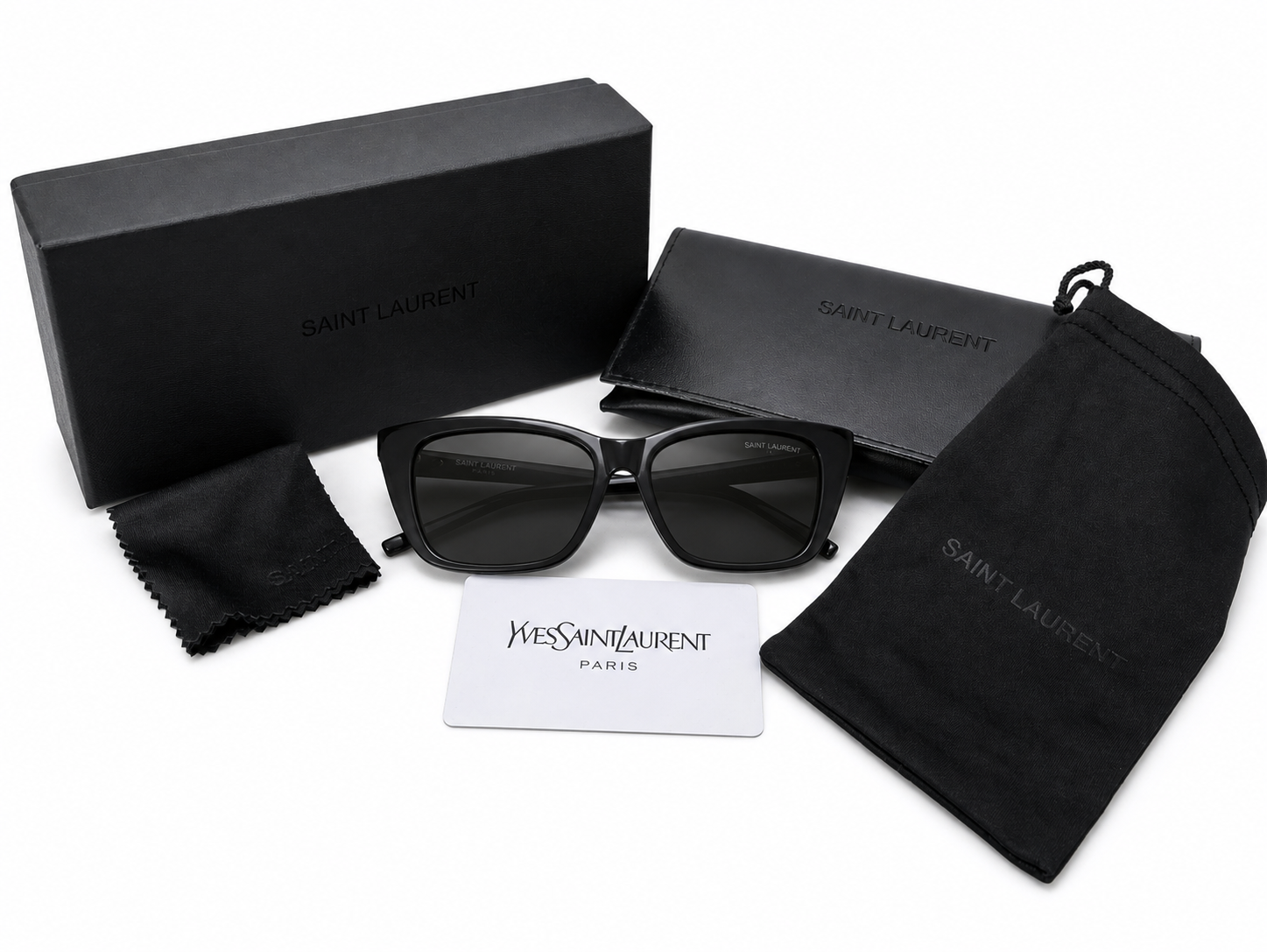SAINT L.A.U.R.E.N.T Gafas Estilo Premium Unisex | Diseño Clásico Elegante | Incluye Estuche Protector