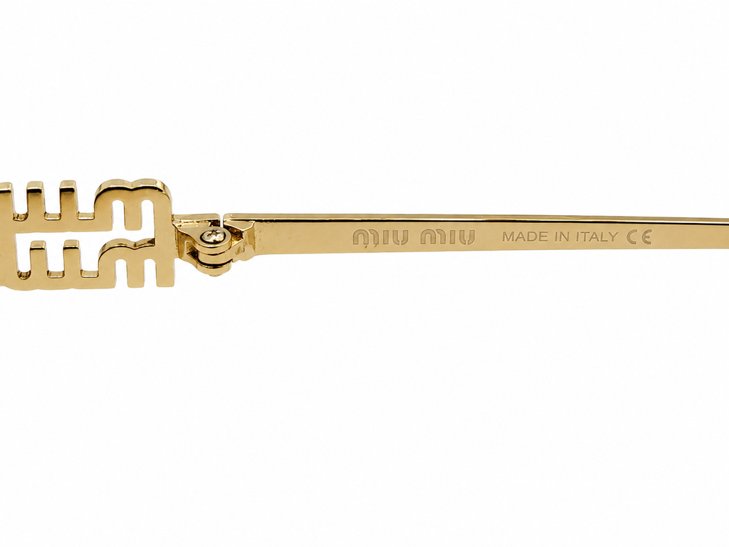 M.I.U M.I.U Gafas de Sol Estilo Luxury Ovaladas – Diseño Vintage Y2K Premium
