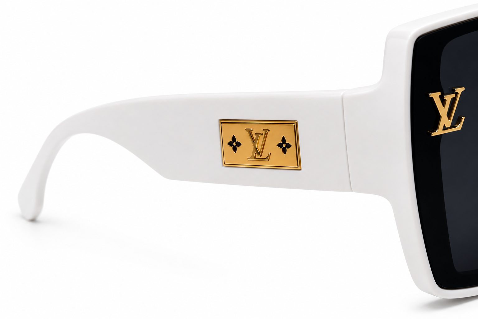 L.V Luxury Square Sunglasses for Women L.V | Premium Designer Style | UV400 Protection | Fashion Oversized Frame