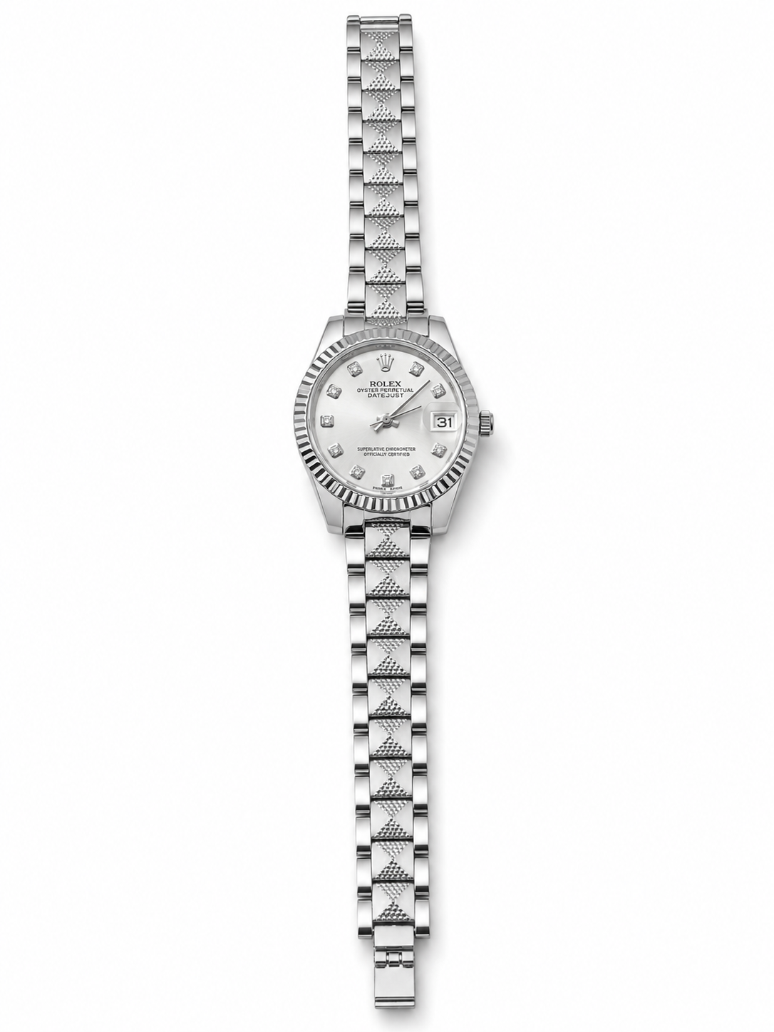 R.O.L.E.X. Set Elegante de Reloj y Pulseras Estilo Luxury para Mujer