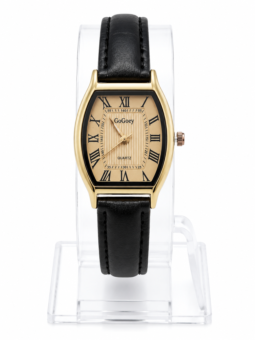 Reloj Vintage Elegante para Mujer – Correa de Cuero PU en Negro o Marrón