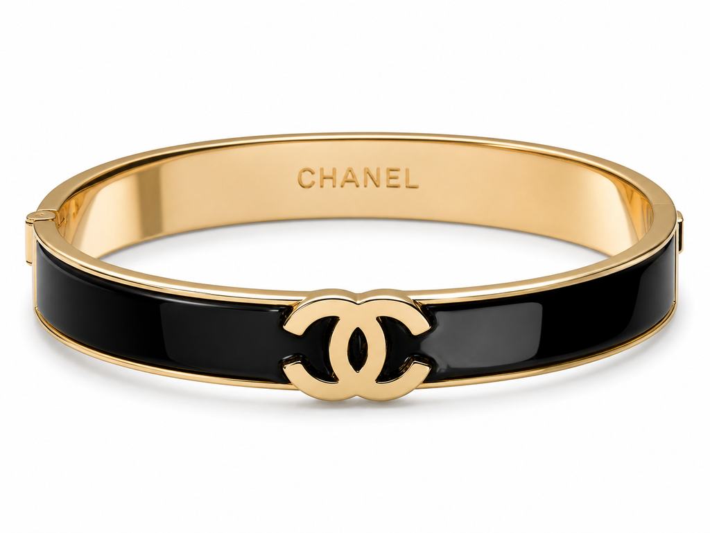 C.H.A.N.E.L 🖤 SET ELEGANTE RELOJ + PULSERA ESTILO LUJO – DISEÑO CLÁSICO FEMENINO
