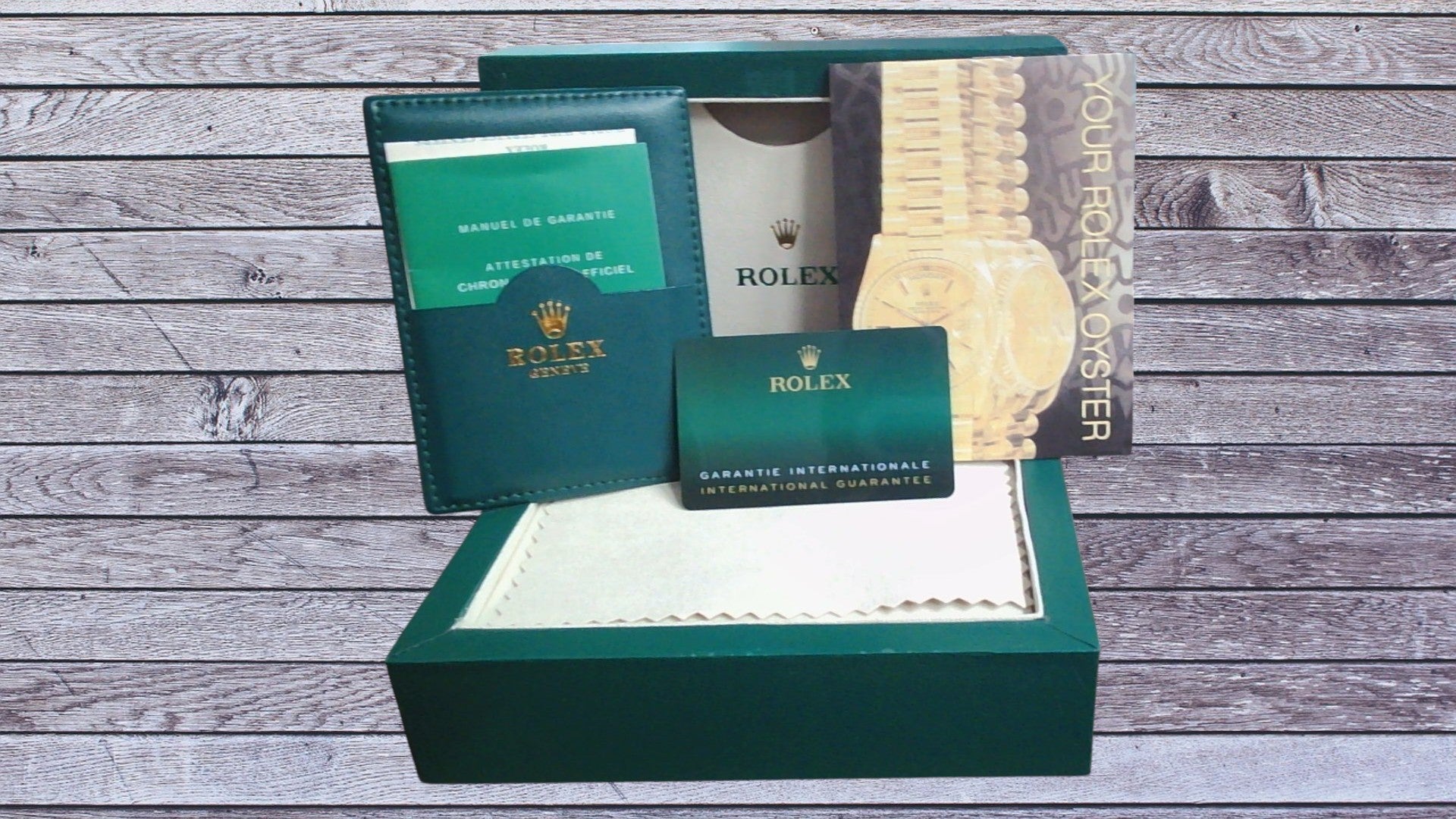 R.O.L.E.X. Luxury Stainless Steel Watch Gold & Silver – Premium Box Set